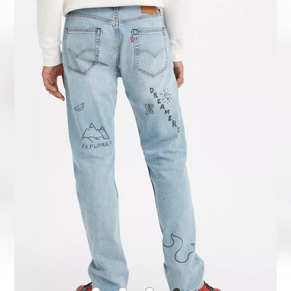 Levis 501 Straight Fit 93 Slate Culture Jeans Men's 32x32 - Picture 2 of 15